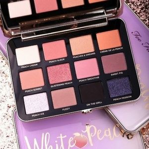Too Faced White Peach Eyeshadow Palette NEW
